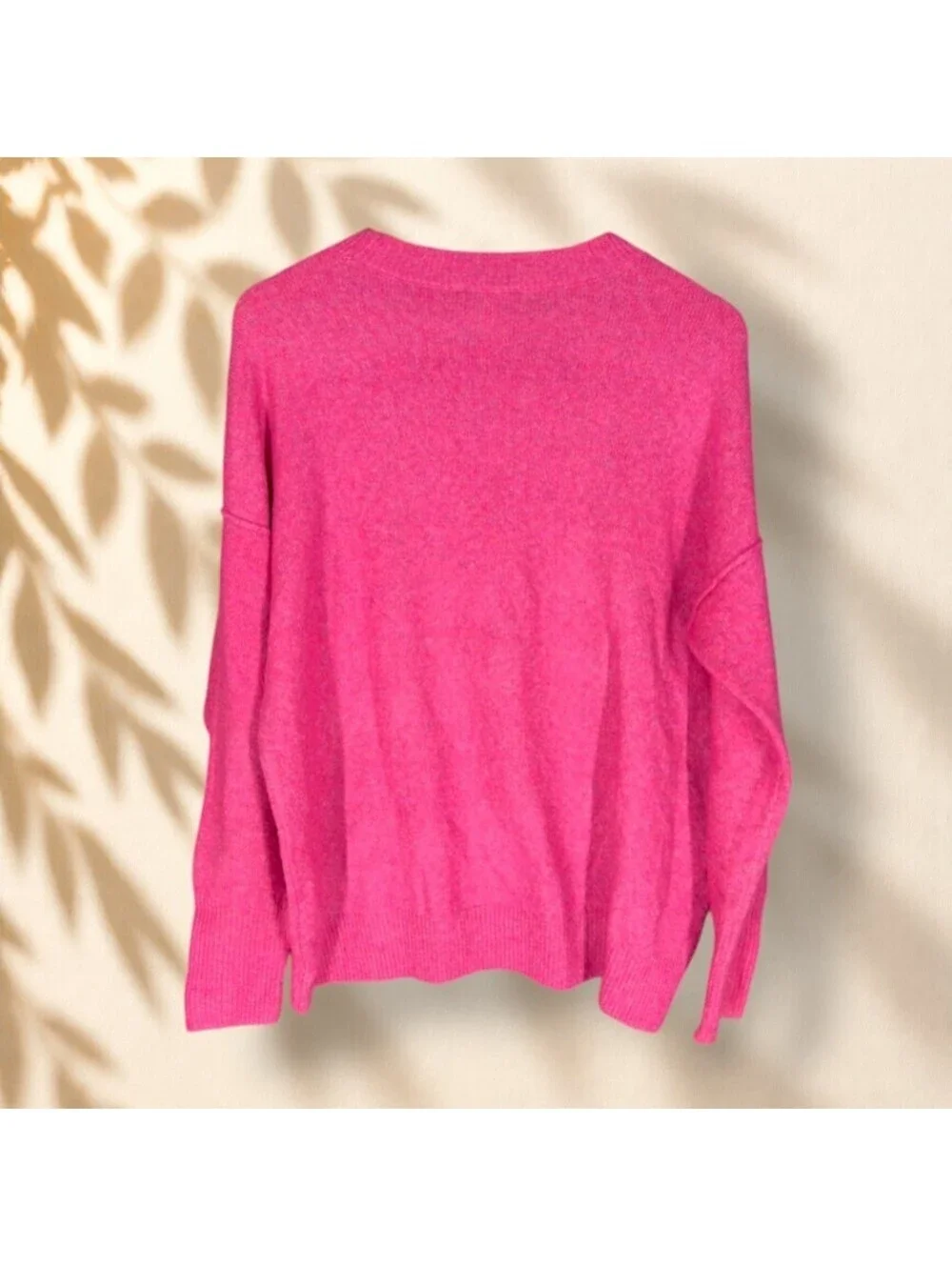 Vince Camuto Sweater Pullover Women S Small Pink Knit Long Sleeve Soft Cozy
